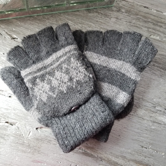 Winter fingerless Mittens Gloves - Picture 8 of 8